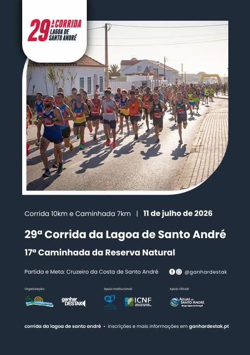 29.ª Corrida da Lagoa de Santo André e 17.ª Caminhada Reserva Natural — event image